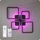 Люстра светодиодная 517 Xlight RGB с пультом 90Вт Черный (02033) - изображение 5