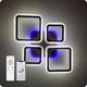 Люстра светодиодная 517 Xlight RGB с пультом 90Вт Черный (02033) - изображение 7