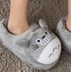 Тапочки-кигуруми Аниме Котик Тоторо My Kigu Домашние Для Мальчика Мягкие Плюшевые Серый 35-41 (М13016) - изображение 3