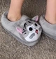 Тапочки-кигуруми Аниме Котик Чи My Kigu Домашние Для Мальчика Мягкие Плюшевые Серый 30-36 (М13015) - изображение 3
