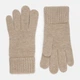 Перчатки женские вязаные GANT Wool Knitted Gloves 4930017-277 One Size Бежевые (7325707755736) - изображение 1
