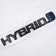 Эмблема надпись Hybrid Toyota (чёрный, глянец) 13,5*2,1 см - изображение 1