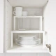 Вставна полиця IKEA VARIERA біла 32x28x16 см 601.366.23 - зображення 3