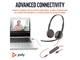 Навушники з мікрофоном POLY BlackWire C3225 USB-C HS Stereo Black (8X229A6) - изображение 6