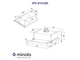 Витяжка Minola HTL 614 WH LED - изображение 10