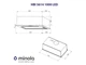 Витяжка Minola HBI 5614 BL 1000 LED - изображение 4
