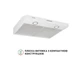 Витяжка Perfelli PL 6002 W LED - изображение 2