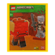Конструктор Lego Фігурка Nether Hero and Strider Paper Bag Minecraft 662402 min169 - изображение 1
