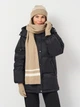 Шарф женский GANT Striped Wool Knitted Scarf 4920231-277 One Size Бежевый (7325707756429) - изображение 2