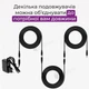 Кабель удлинитель 5 м для питания камеры видеонаблюдения, роутера 12 В папа-мама (3035) - изображение 2