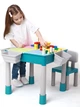 Детский игровой квадратный стол для конструкторов Microlab Toys GT-16 - изображение 2