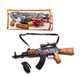 Игрушечный автомат-трещетка Golden Gun AK-47 световые и звуковые эффекты с гранатой 810 - изображение 2