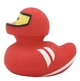 Стильна тематична гумова качечка FunnyDucks "Гонщик" L1869 - зображення 4