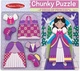 Пазл - вкладыш деревянный для малышей "Принцеси" Melissa&Doug 6 элементов MD19021 - изображение 3