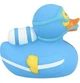 Стильна тематична гумова качечка FunnyDucks "Аквалангіст" L1863 - зображення 2
