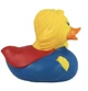 Стильна тематична гумова качечка FunnyDucks "Супервумен" L1808 - зображення 3