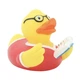 Стильная тематическая резиновая уточка FunnyDucks "Писатель" L1827 - изображение 1