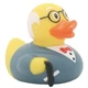 Стильна тематична гумова качечка FunnyDucks "Дідусь" L1901 - зображення 2