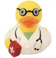 Стильна тематична гумова качечка FunnyDucks "Лікар" L1859 - зображення 6