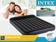 Велюровый надувной матрас Intex Queen двуспальный 203х152х25 см с подголовьем для сна и отдыха 64143 - изображение 3