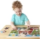 Деревянный пазл в рамке Melissa & Doug «Ферма» 24 элемента MD19061 - изображение 3