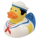 Стильная тематическая резиновая уточка FunnyDucks "Матрос" (L1988) - изображение 1