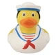 Стильная тематическая резиновая уточка FunnyDucks "Матрос" (L1988) - изображение 4
