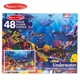 Мега - пазл гигант Melissa&Doug "Водный мир" 48 элементов 90 х 60 см MD10427 - изображение 6