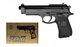 Игрушечный металлический пистолет CYMA (Beretta M92) на пластиковых пульках 6мм ZM18 - изображение 1