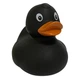 Стильна тематична гумова качечка FunnyDucks "Чорна" L1304 - зображення 2