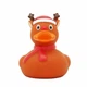 Стильная тематическая резиновая уточка FunnyDucks "Олень" L1922 - изображение 1