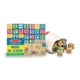 Навчальні дерев'яні кубики міні "Азбука / Цифри" Melissa & Doug 50 шт (MD1900) - зображення 1