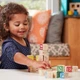 Навчальні дерев'яні кубики міні "Азбука / Цифри" Melissa & Doug 50 шт (MD1900) - зображення 2