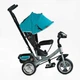 Детский трехколесный велосипед Best Trike интерактивный EVA колеса голубой с серой базой 6588 / 61-299 - изображение 2