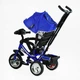 Дитячий триколісний велосипед Best Trike інтерактивний EVA колеса синій із сірою базою 6588 / 62-801 - зображення 3