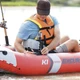 Одноместная надувная байдарка Intex Excursion Pro 305х91см алюминиевые весла и насос 68303 - изображение 3