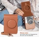 Набор Fujifilm INSTAX MINI EVO Hybrid Brown фотокамера мгновенной печати / картриджи 120 фото / чехол коричневый - изображение 6