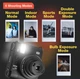Набір Fujifilm INSTAX MINI 99 Black чорна фотокамера миттєвого друку / картриджі 20 фото / фотоальбом / чохол чорний / ремінець / подарункове пакування - зображення 11