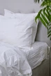 Комплект постельного белья Delight Двуспальный 175х210 см Luxury White Страйп-сатин (Stripe_satin_White_2) - изображение 2