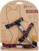 Шлея зі шнурком для котів Amiplay BeHappy Cat Guard M Cherry (5907563304994) - зображення 1