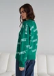 Кофта жіноча Staff feelings green oversize ML - зображення 4