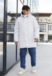Зимова парка Staff st light gray melange XS - изображение 1