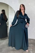 Платье Jadone Fashion Шико 3XL зеленое - изображение 4