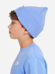 Детская демисезонная шапка-бини Nike K Nk Peak Beanie Tc Fut HF5498-478 54-56 см One Size Голубая (197601453356) - изображение 4