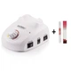 Фрезер для маникюра и педикюра Nail Polisher DM-208, 65 Вт 45000 об/мин (фрезер для аппаратного маникюра) белый + Масло-карандаш для кутикулы O.P.I - изображение 1