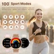Смарт Часы Розовые Женские Наручные Smart Milano Gold Rubber, 2 Ремешка (306815) - изображение 5