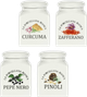 Набір контейнерів для спецій La Porcellana Bianca Conserva 175 мл 4 шт (8027549000652) - зображення 1
