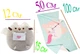 М'яка іграшка 12х15 см Кіт з листом та рушник Pusheen cat 50х100 см v-12358 - зображення 2