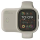 Портативний ЗП Charging Soft Case for Apple Watch 49mm 1200 mAh Moon White - зображення 1