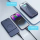 Портативний ЗП Power Bank JJT-MP01 2in1 20W з БЗП+iWatch 10000 mAh Black - зображення 6
